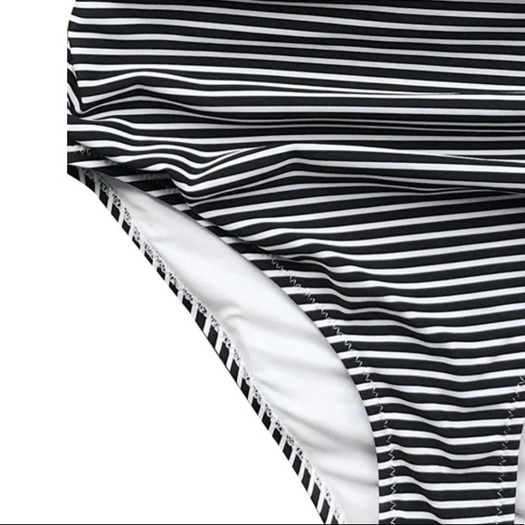 Floral Striped Bikini - Picture 4 of 6